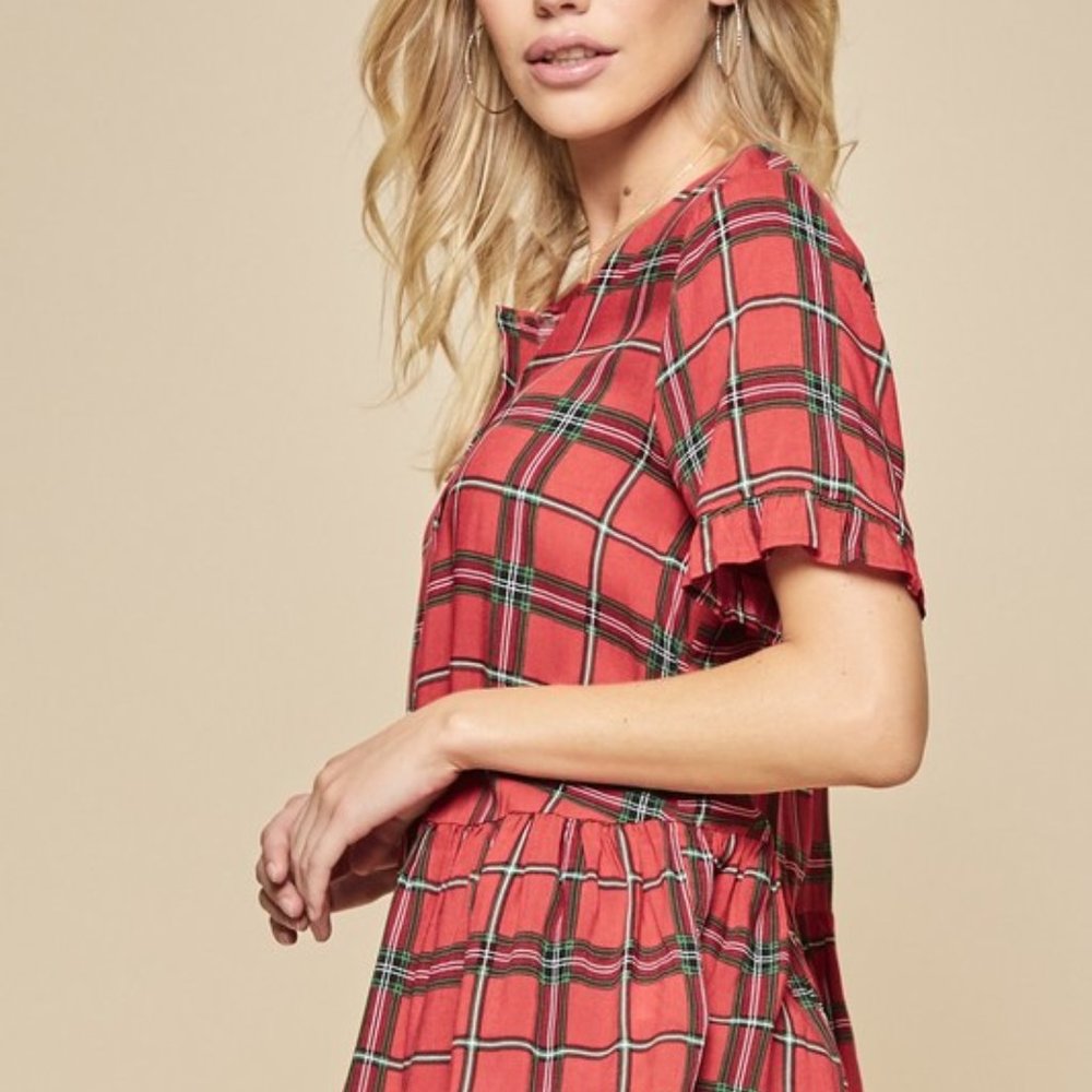 Plaid Peplum - Picture 4 of 4